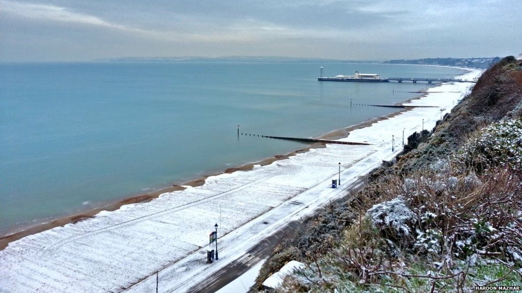 Snowy Scenes From Across Dorset - BBC News