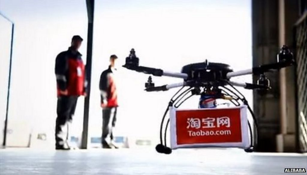 Alibaba Begins Drone Delivery Trials In China - BBC News