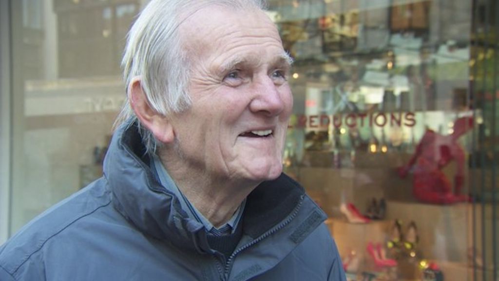 Watch Tommy Lawrence's chance encounter with BBC reporter BBC News