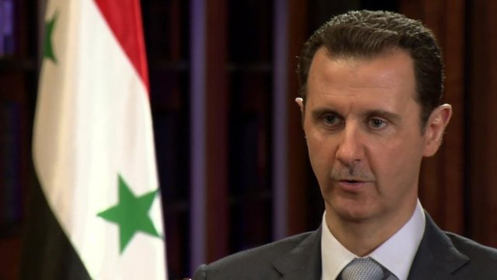 Syria conflict: President Assad on weapons of war - BBC News