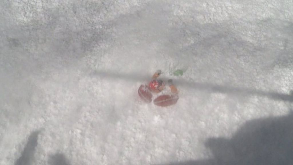 How does an avalanche airbag work? BBC News