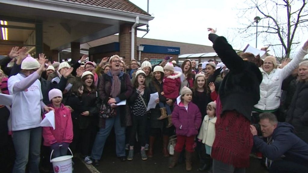 Abuse at Saffron Walden Tesco prompts 'booby' protest BBC News