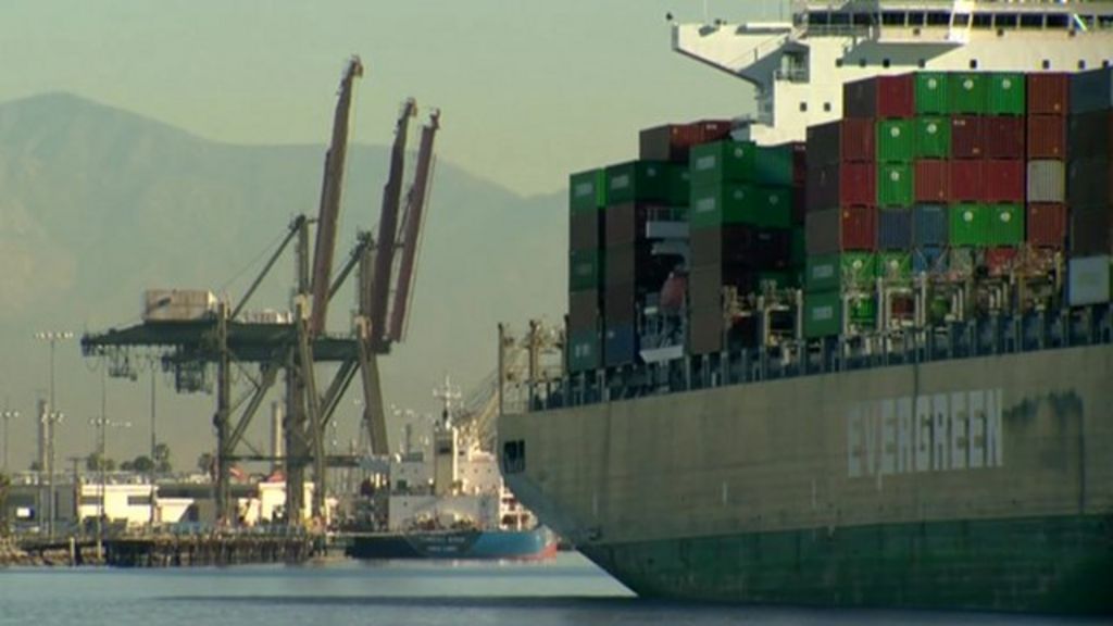 Port strike on US west coast hits shipping BBC News