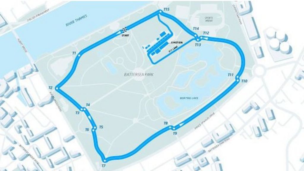 London's Formula E electric car race track revealed BBC News