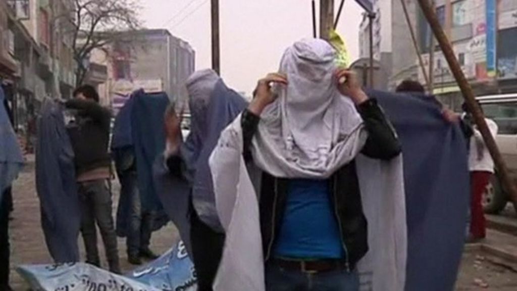 Afghan Men Wear Burqas In Support Of Women s Rights BBC News afghan-men-wear-burqas-in-support-of-women-s-rights-bbc-news