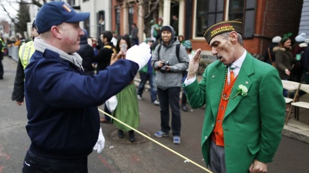 St Patricks Day Gay Groups March In Boston Parade BBC News