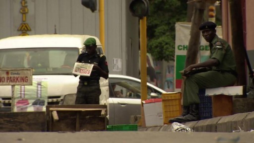 Nigeria elections Lagos in lockdown BBC News