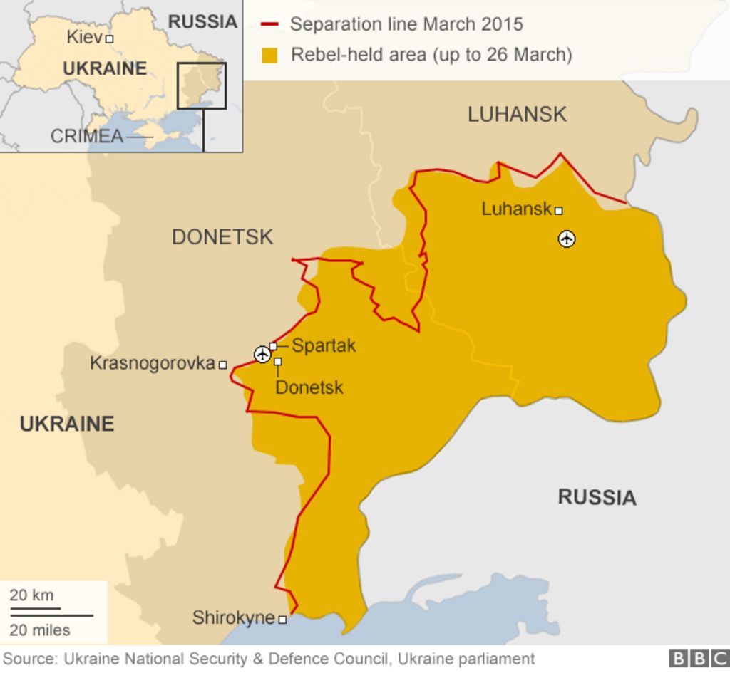 Ukraine Prospects For Peace People On The Edge Of War Bbc News 