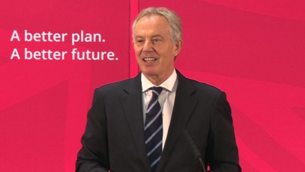 Tony Blair Says EU Vote Plan Would Cause Economic Chaos BBC News    82158726 82158725 