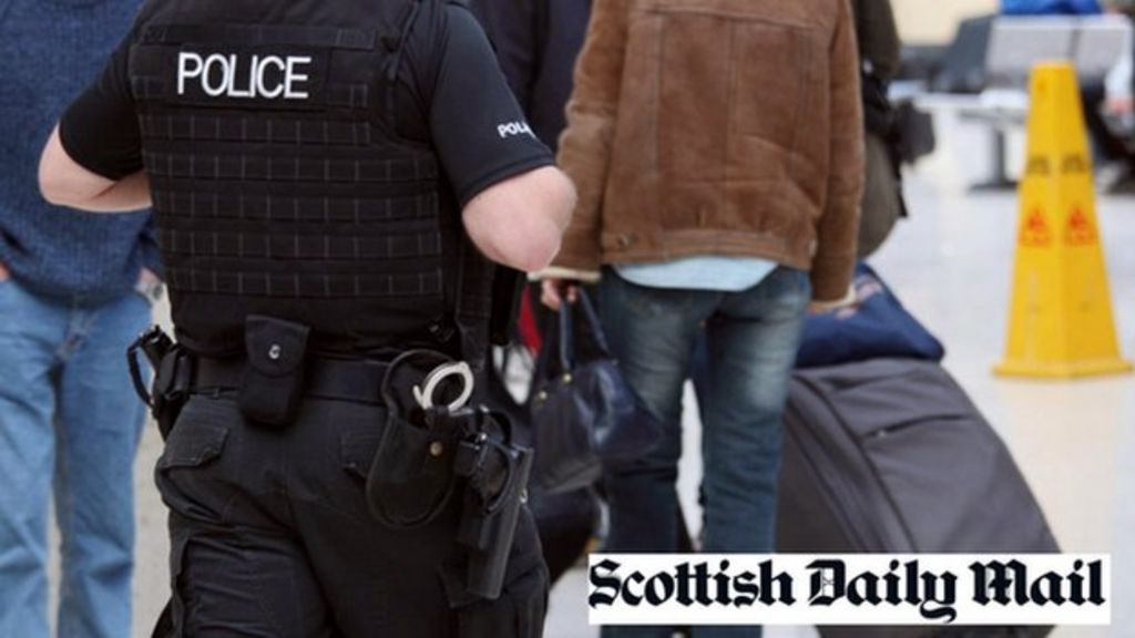 Police officer seen with gun in Inverness breached policy BBC News