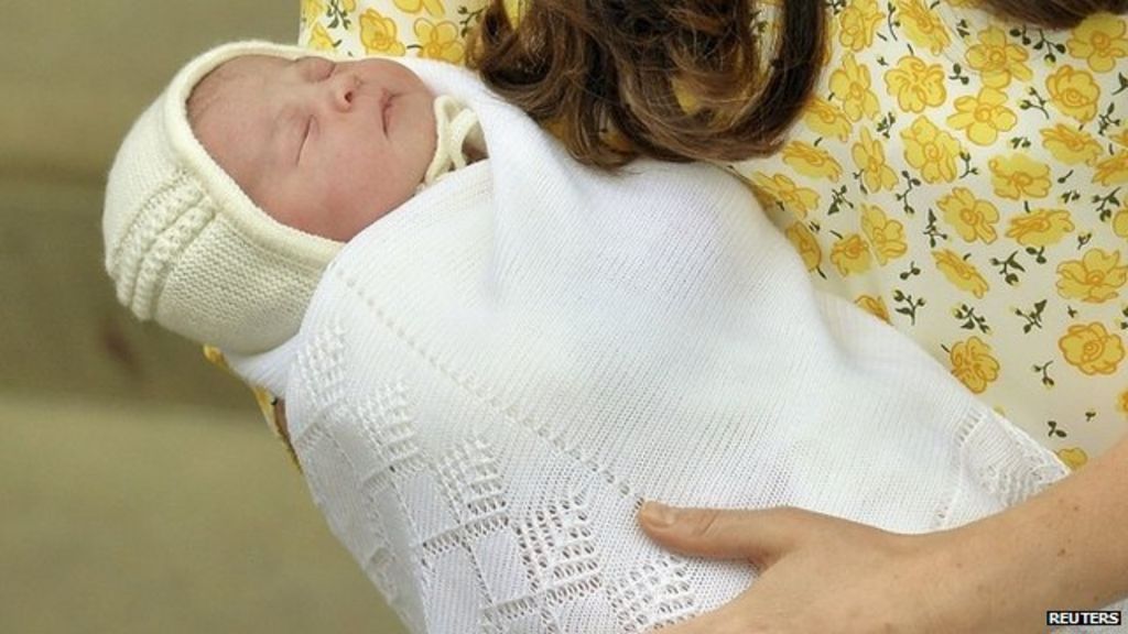 Royal baby Family members visit new princess BBC News