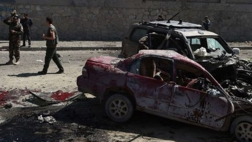 Taliban Suicide Attack Kills Three Near Kabul Airport - BBC News