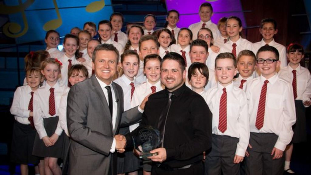 Songs of Praise win for Llangennech junior school choir BBC News