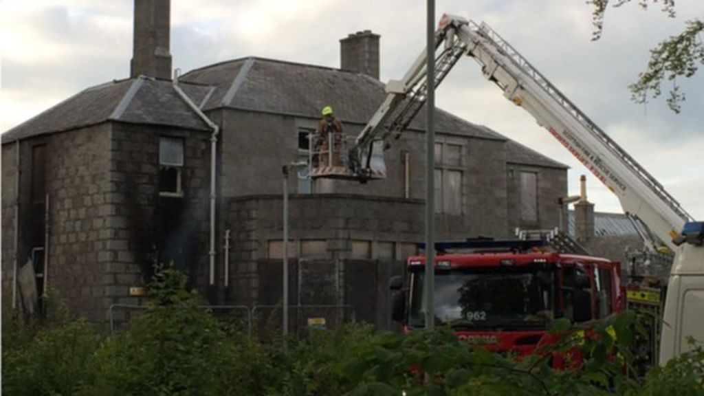 Nine charged over Aberdeen Royal Cornhill Hospital fire BBC News