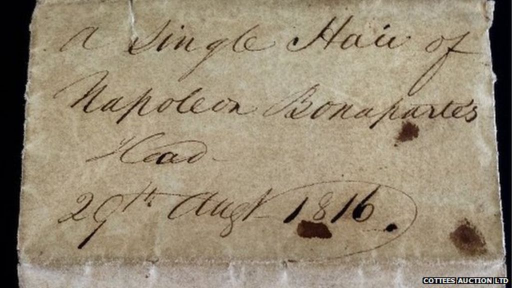 A Single Hair From Napoleon Bonaparte S Head Sells For 130 Bbc News