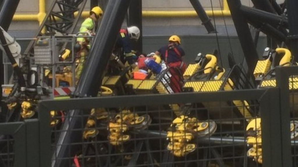 Alton Towers crash victim 'improving' BBC News