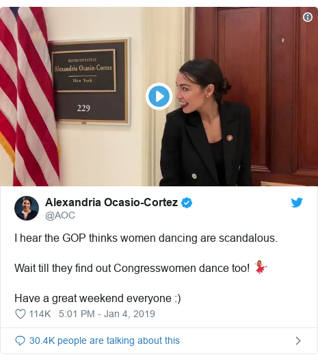 Alexandria Ocasio-Cortez: Lawmaker mocks college dance critics - BBC News
