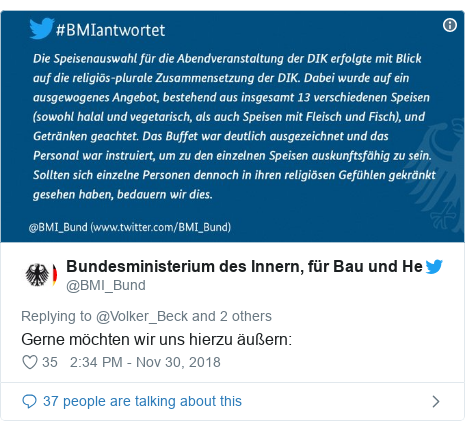 Anger over pork sausages at Germany Islam event - BBC News
