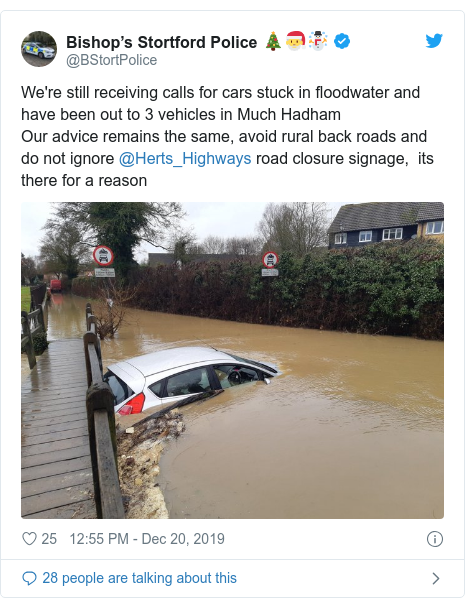 Flooding brings travel disruption across south east of England - BBC News