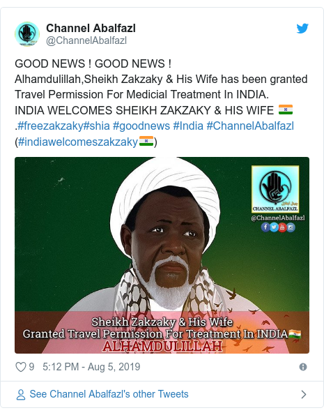 Me ya sa 'yan Indiya ke 'maraba' da Zakzaky? - BBC News Hausa
