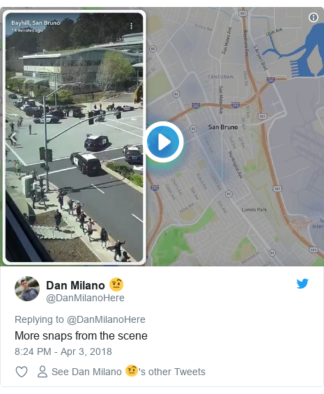 Twitter post by @DanMilanoHere: More snaps from the scene 