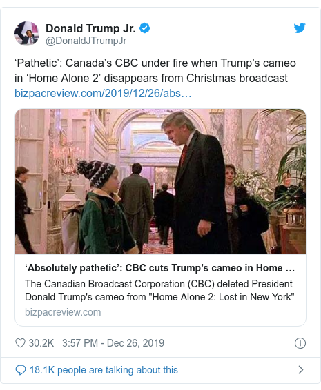 Home Alone 2: Canada's CBC broadcaster defends cutting ...