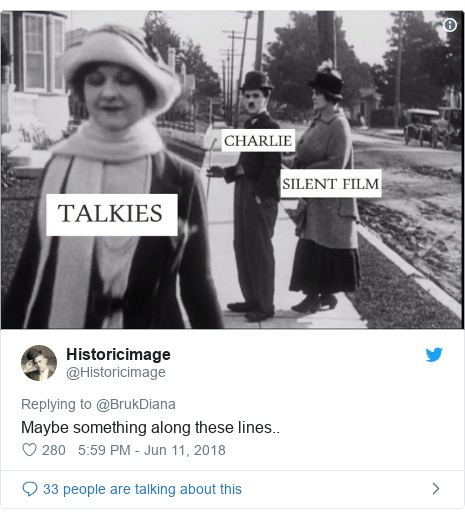 Twitter post by @Historicimage: Maybe something along these lines.. 