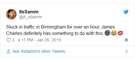 James Charles: Birmingham gridlocked after YouTuber visit - BBC News