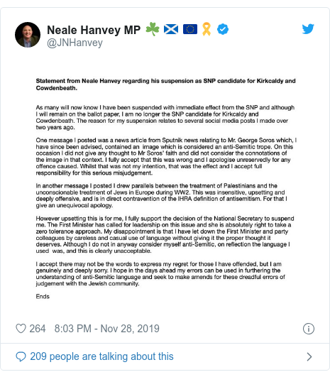 Twitter post by @JNHanvey: 