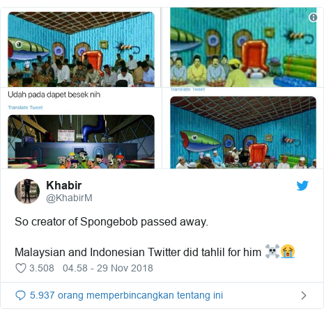 Stephen Hillenburg Penghormatan dan tahlil untuk warga 