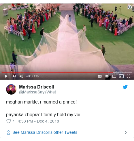 Priyanka Chopra: Bollywood star reveals 75ft wedding veil - BBC News