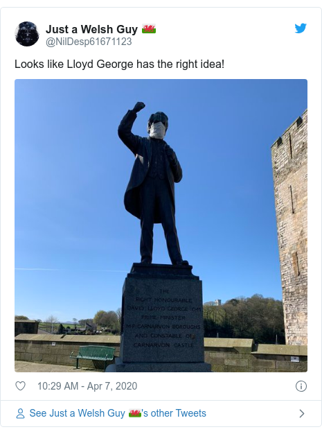 Twitter post by @NilDesp61671123: Looks like Lloyd George has the right idea! 