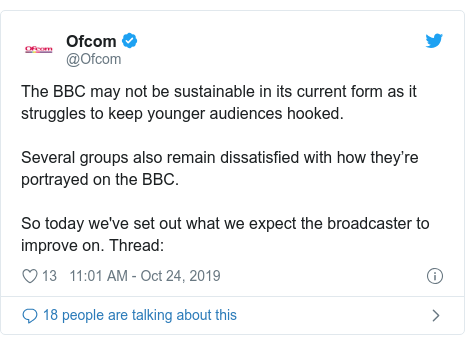 Ofcom: BBC must do 'much more' for young audiences - BBC News