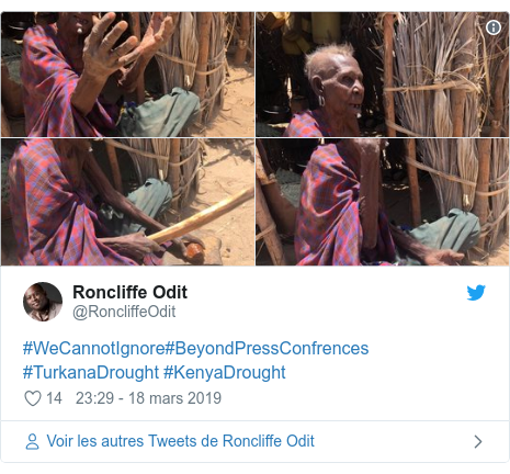 Twitter publication par @RoncliffeOdit: #WeCannotIgnore#BeyondPressConfrences #TurkanaDrought #KenyaDrought 