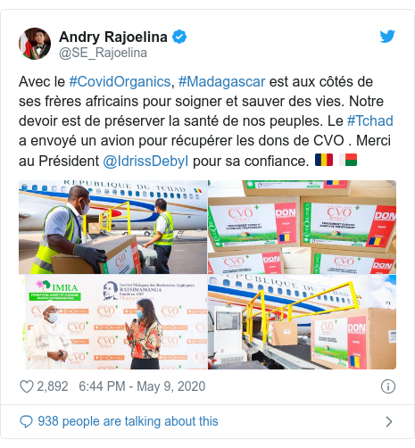 Madagascar Coronavirus Cure African Kontris Wey Don Receive Covid