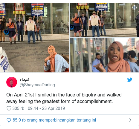 'Perangi kebencian dengan cinta', perempuan Muslim berfoto 