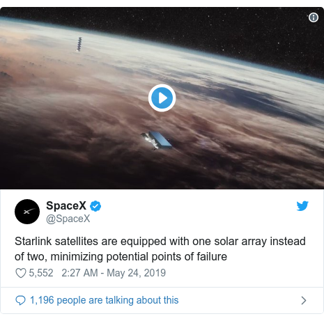 SpaceX puts up 60 internet satellites - BBC News