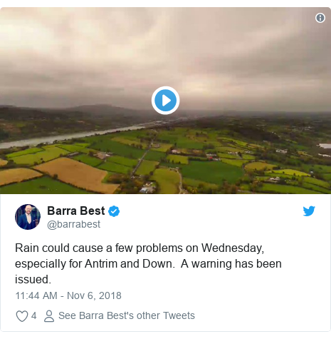 NI weather warnings for rain and wind - BBC News