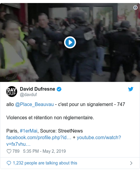 Paris May Day Protests Riot Police Probed Over Assault