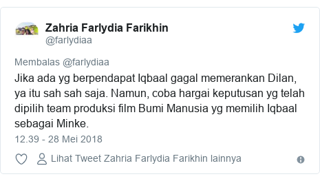 Dari Dilan ke Minke, film Bumi Manusia jadi jembatan antar 