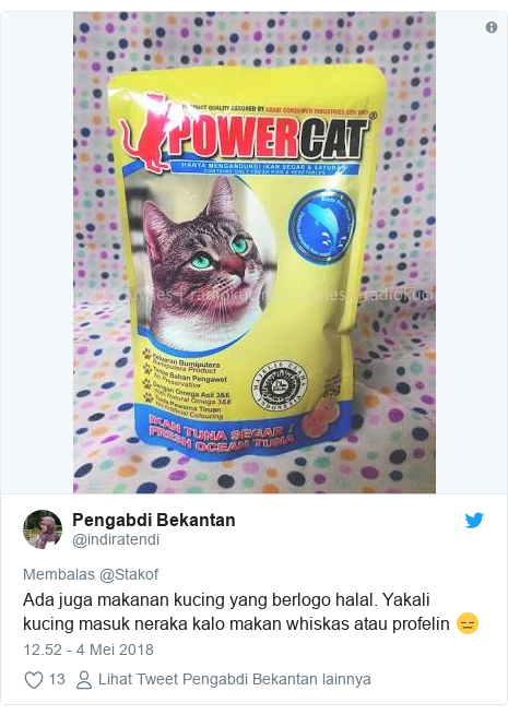 Ketika sertifikat halal diberikan untuk kulkas dan makanan kucing