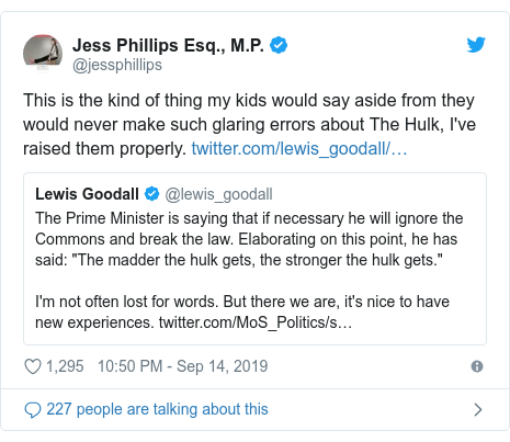 Hulk actor Mark Ruffalo responds to PM's Brexit superhero comment - BBC News