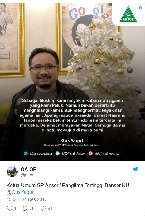 Natal: Banser NU yang menjaga gereja-gereja Indonesia dan 
