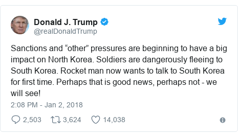 https://ichef.bbci.co.uk/news/1024/socialembed/https://twitter.com/realDonaldTrump/status/948194400114487296~/news/world-asia-42538323