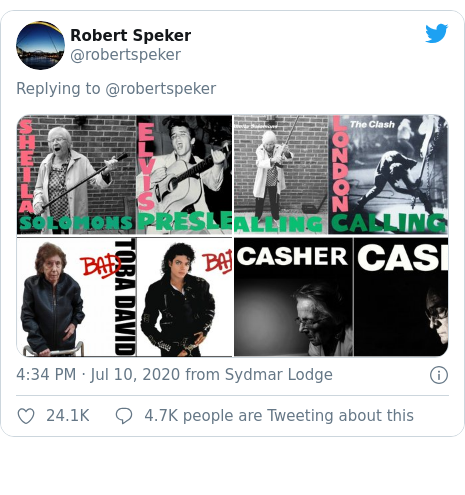 Twitter post by @robertspeker: 