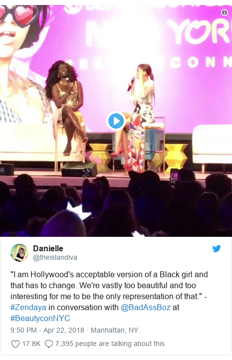 Zendaya: ‘I'm Hollywood’s acceptable version of a black girl’ - BBC News