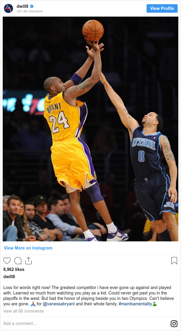 Kobe Bryant Basketball Legend Dies In Helicopter Crash Bbc News