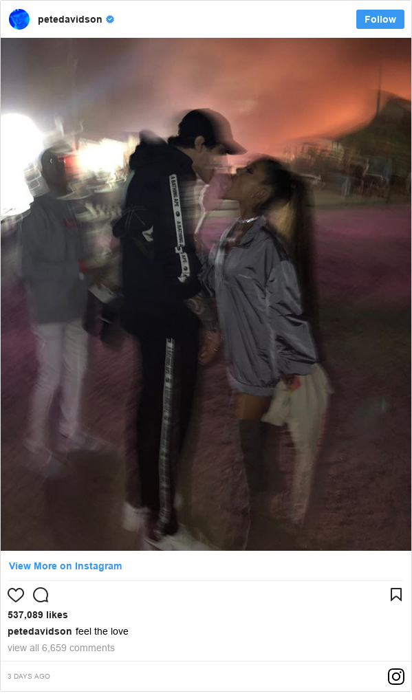 Instagram post by petedavidson: feel the love