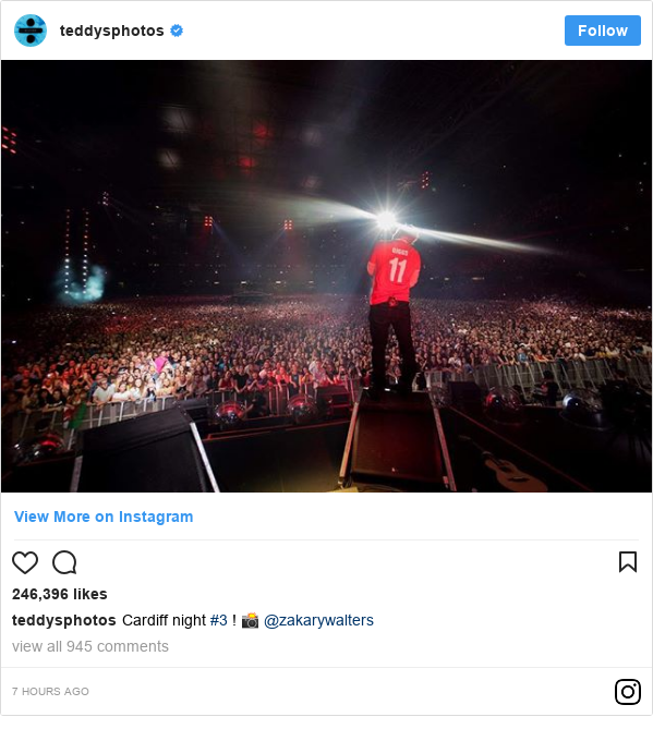 Instagram post by teddysphotos: Cardiff night #3 ! 📸 @zakarywalters