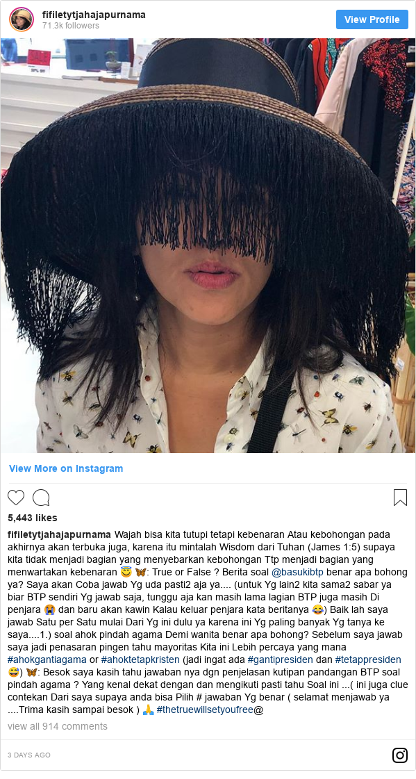 Meski di balik jeruji, Ahok terus saja menjadi bahan ...